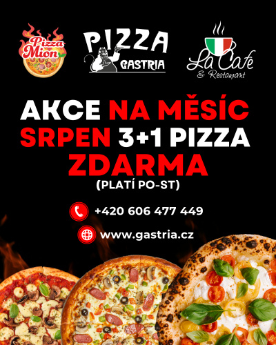 akce 3+1 srpen